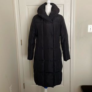 Calvin Klein: Quilted Puffer Down 3/4 Length Coat